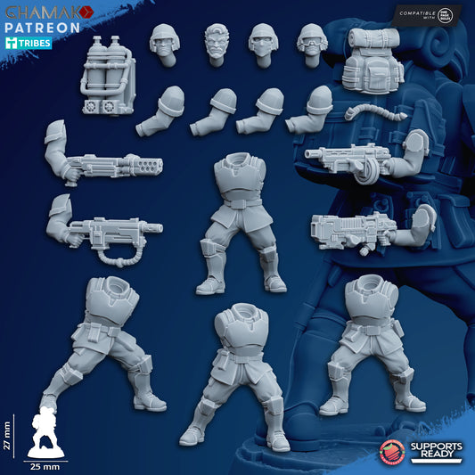 Freedom Guard Special Weapons (4) | Empire Guard - Human Defense Force - Ghamak