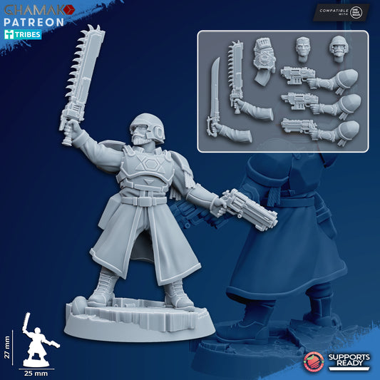 Freedom Guard Lieutenant Colonel (1) | Empire Guard - Human Defense Force - Ghamak