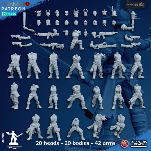 Heretic Cultists | Heretic Cult Forces (20)  - Havoc Brothers - Ghamak
