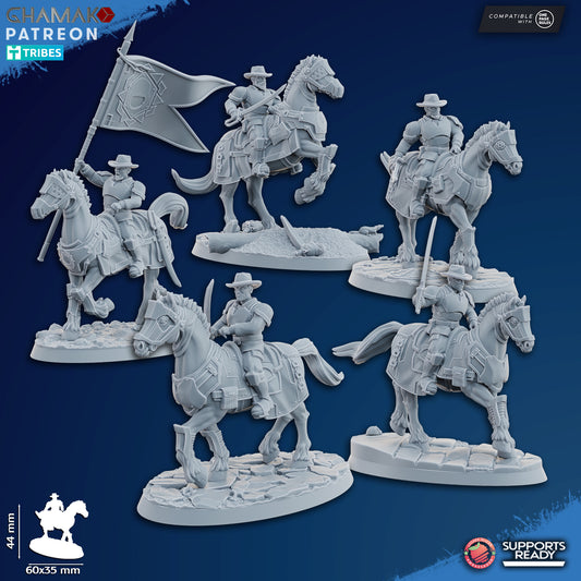 Freedom Guard Cavalry (5) | Empire Guard - Human Defense Force - Ghamak