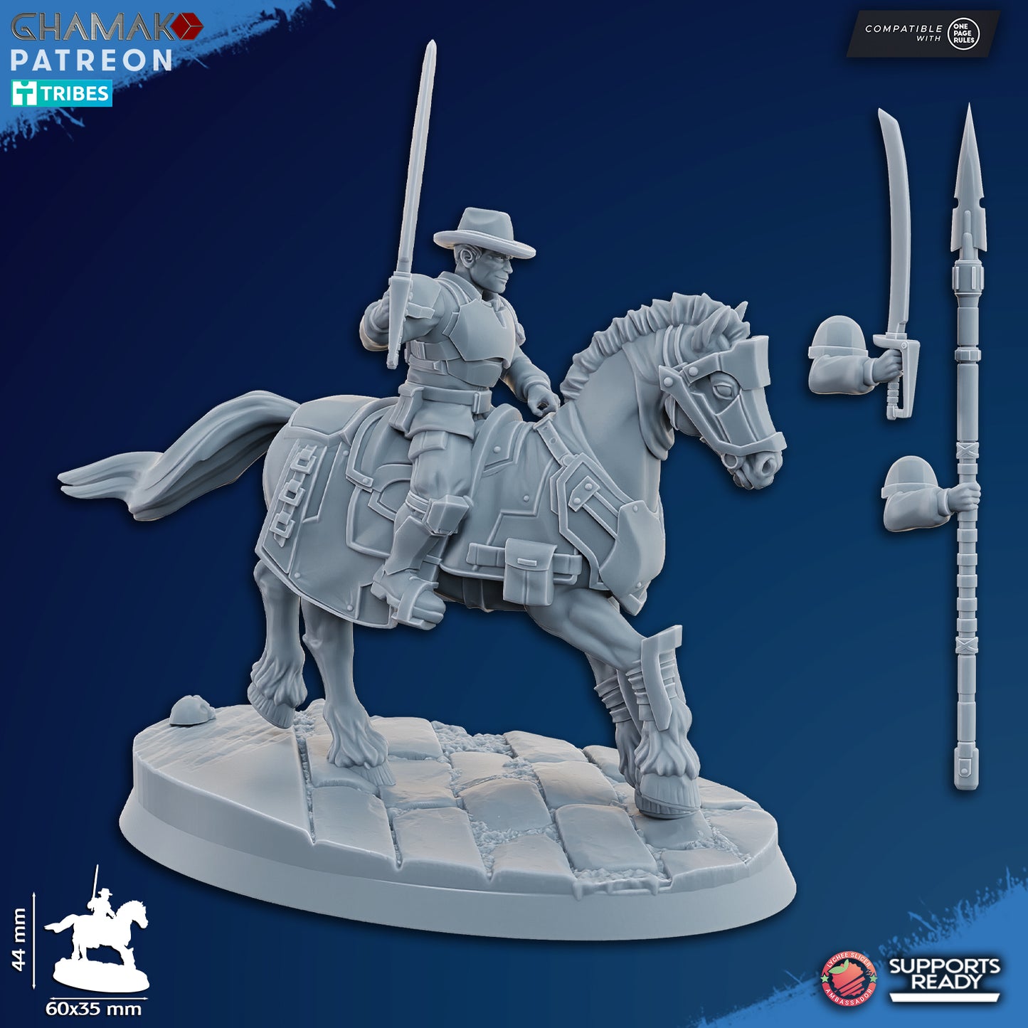 Freedom Guard Cavalry (5) | Empire Guard - Human Defense Force - Ghamak