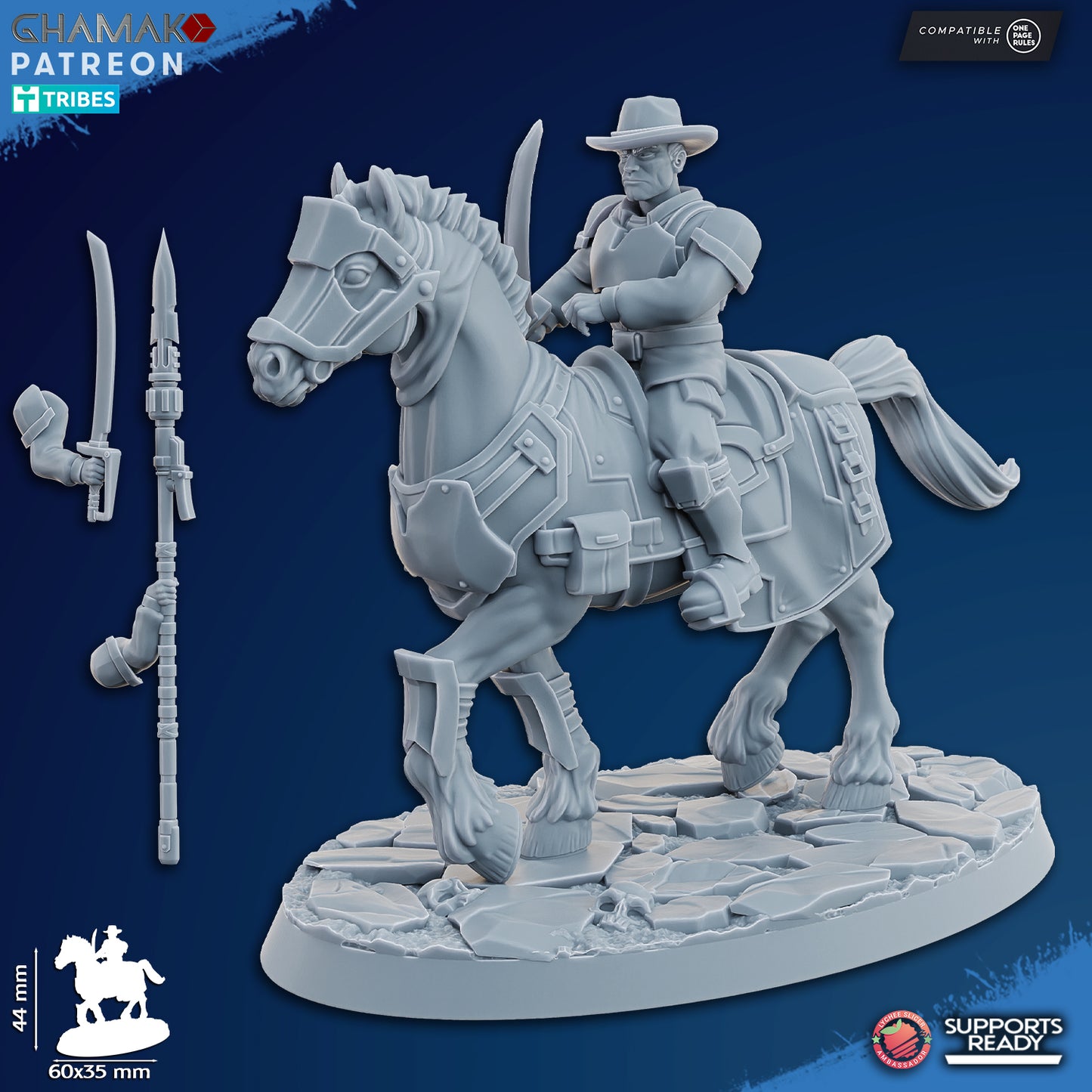 Freedom Guard Cavalry (5) | Empire Guard - Human Defense Force - Ghamak