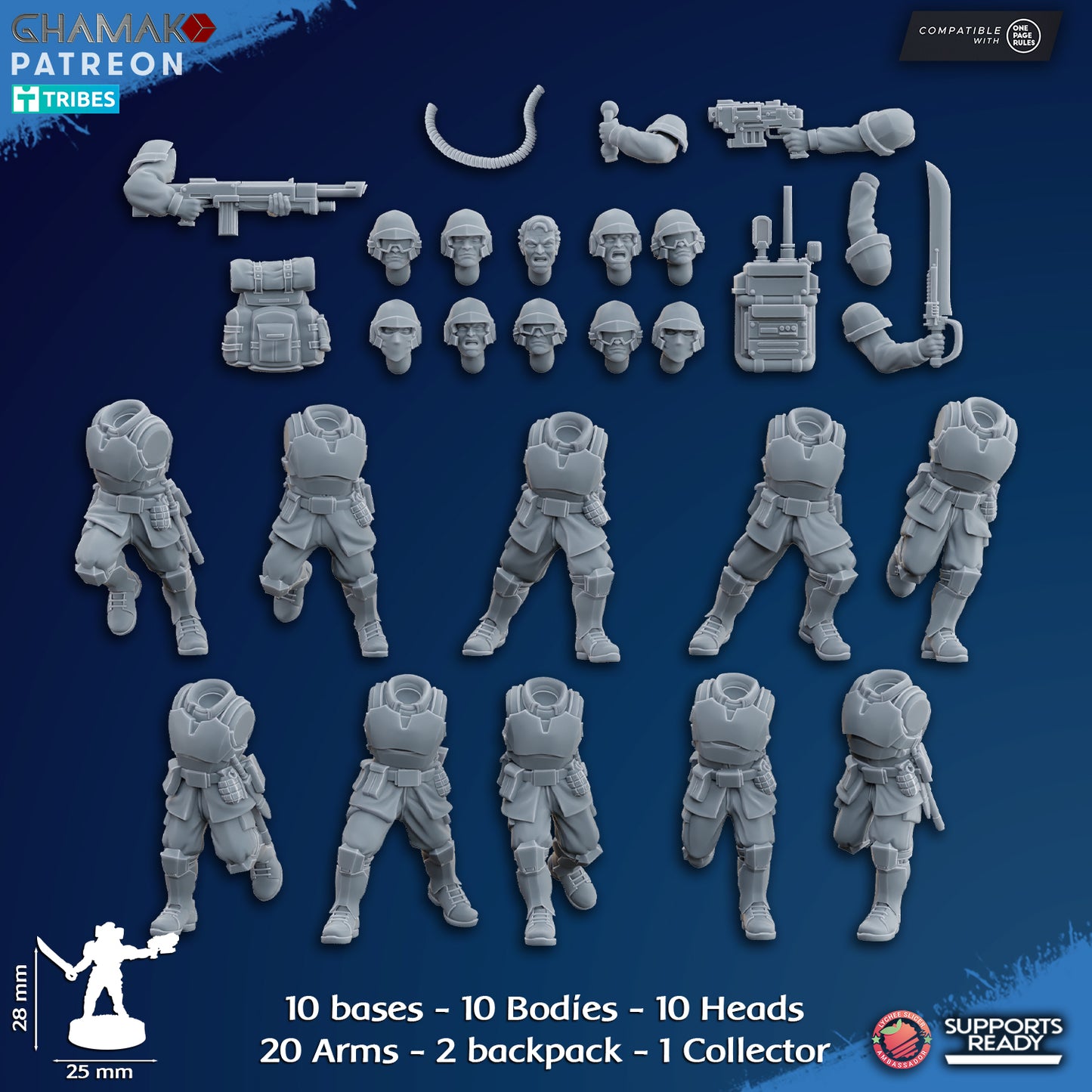 Freedom Guard Assault Squad (10) | Empire Guard - Human Defense Force - Ghamak
