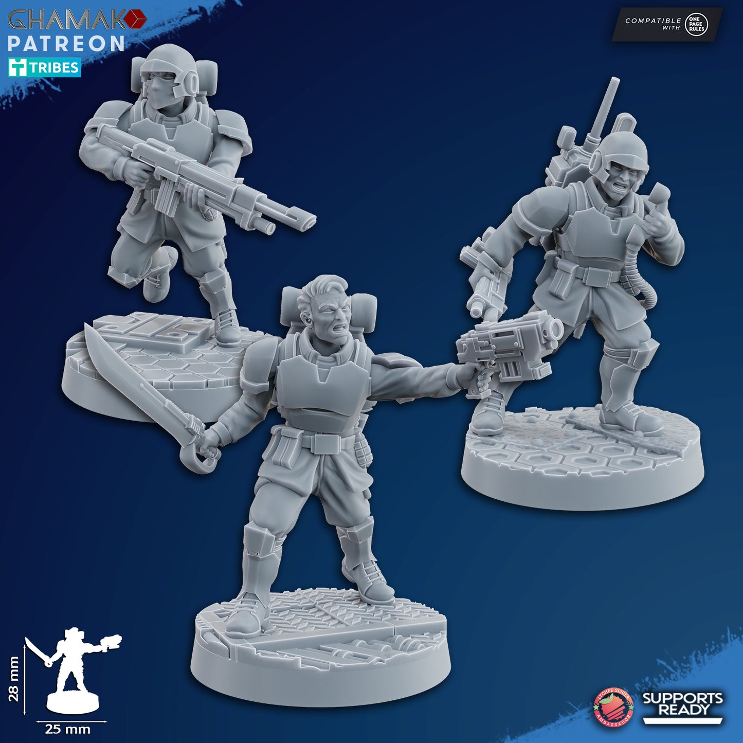 Freedom Guard Assault Squad (10) | Empire Guard - Human Defense Force - Ghamak