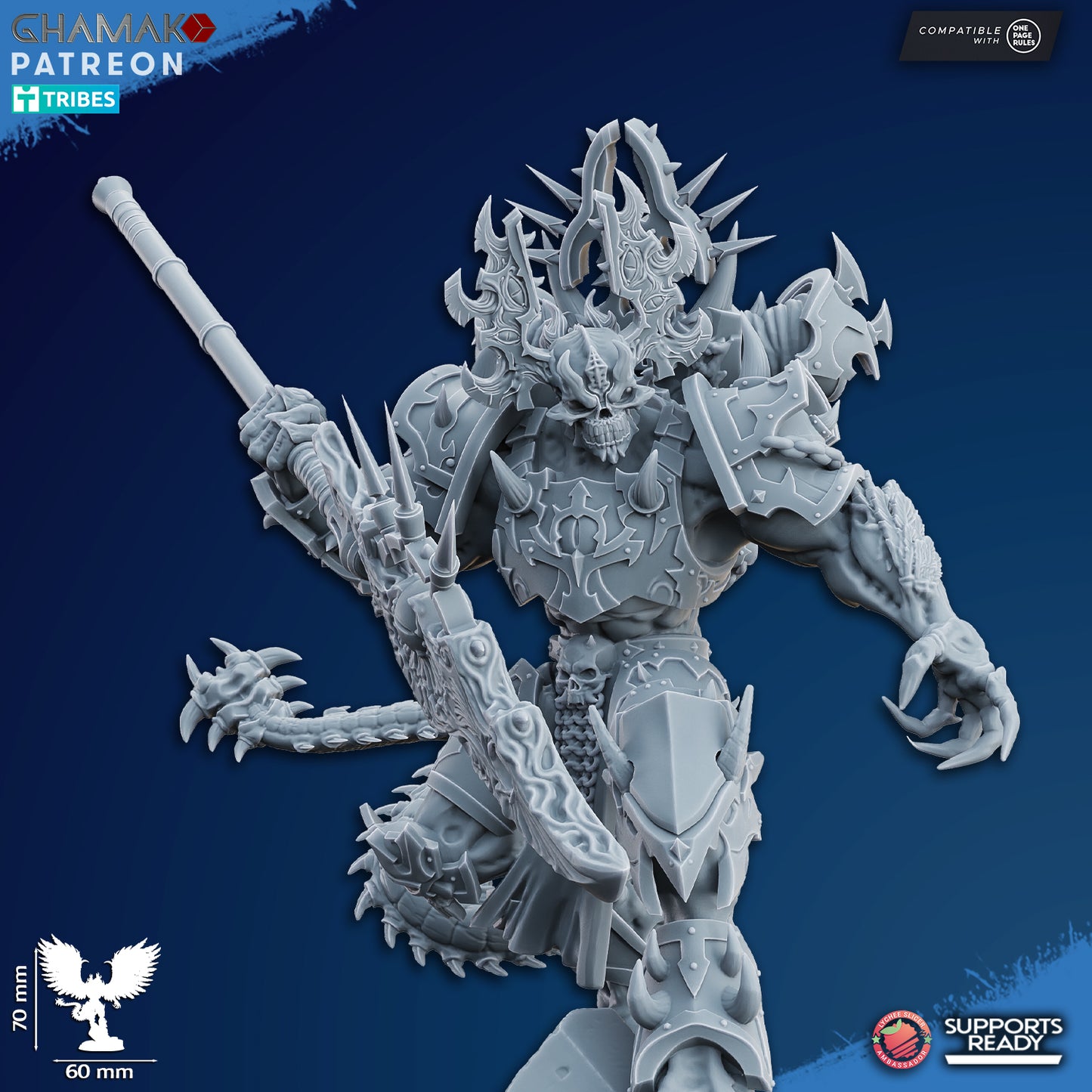 Demonic Possessed Warlock | Wormhole Daemons (1)  - Havoc Brothers - Ghamak - 3D Printed Mini Marines