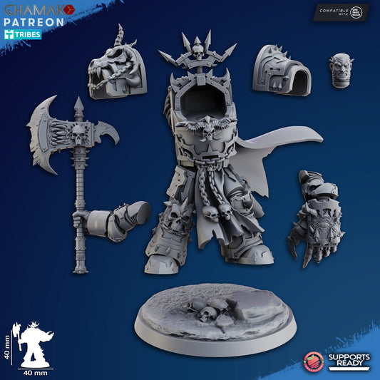 Exterminator Lord 3 | Chaos Knights (1)  - Havoc Brothers - Ghamak - 3D Printed Mini Marines