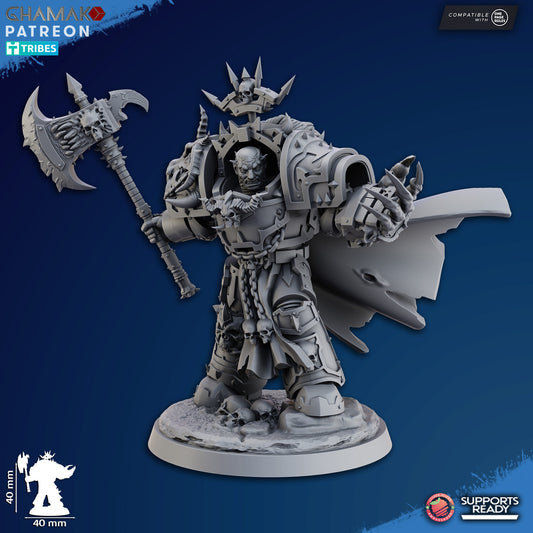 Exterminator Lord 3 | Chaos Knights (1)  - Havoc Brothers - Ghamak - 3D Printed Mini Marines