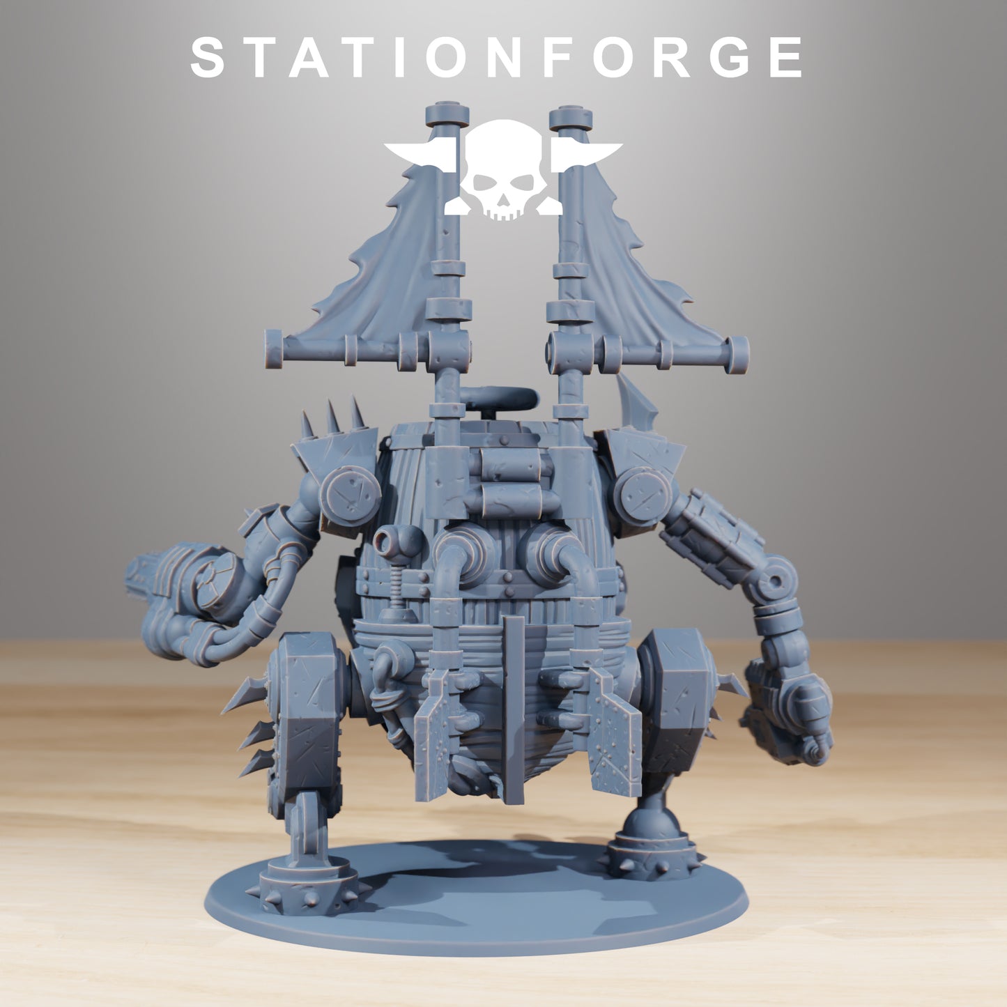Pirate Bots Gobs | Space Orcs (4) - Stationforge | 3D-printed Miniatures