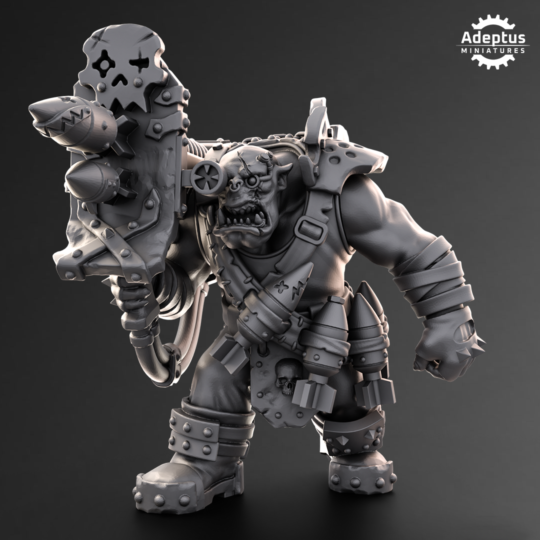 Orks Kill Squad | Space Orcs (8) - Adeptus Miniatures | 3D-printed Miniatures