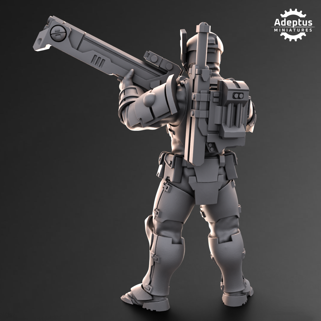 Line Strikers Kae'ti (5) - Dao Union - Adeptus Miniatures - Xenos