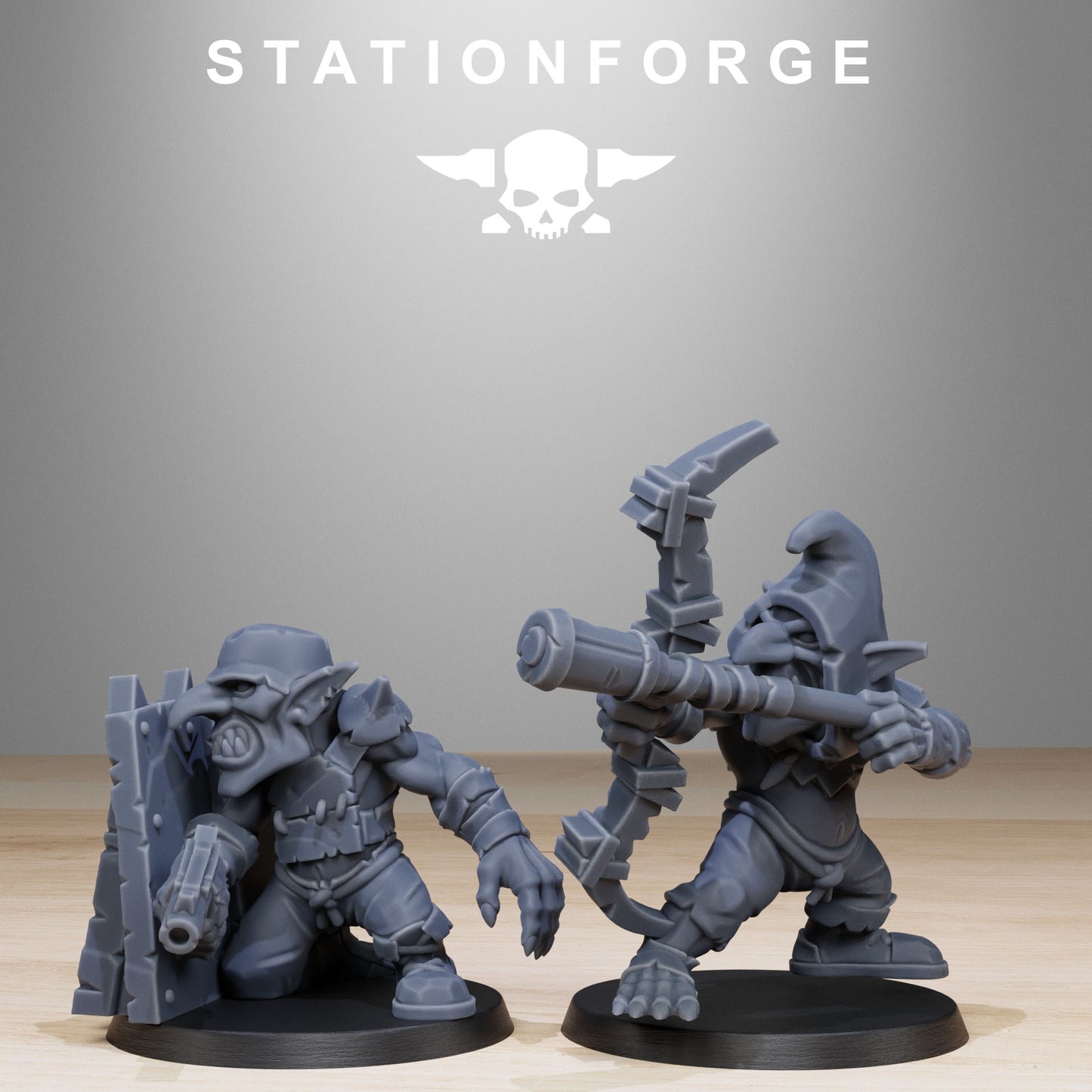 Gobs Infantry Reborn | Space Orcs (20) - Stationforge | 3D-printed Miniatures