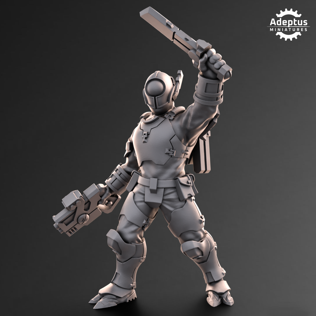 Line Strikers Kae'ti (5) - Dao Union - Adeptus Miniatures - Xenos