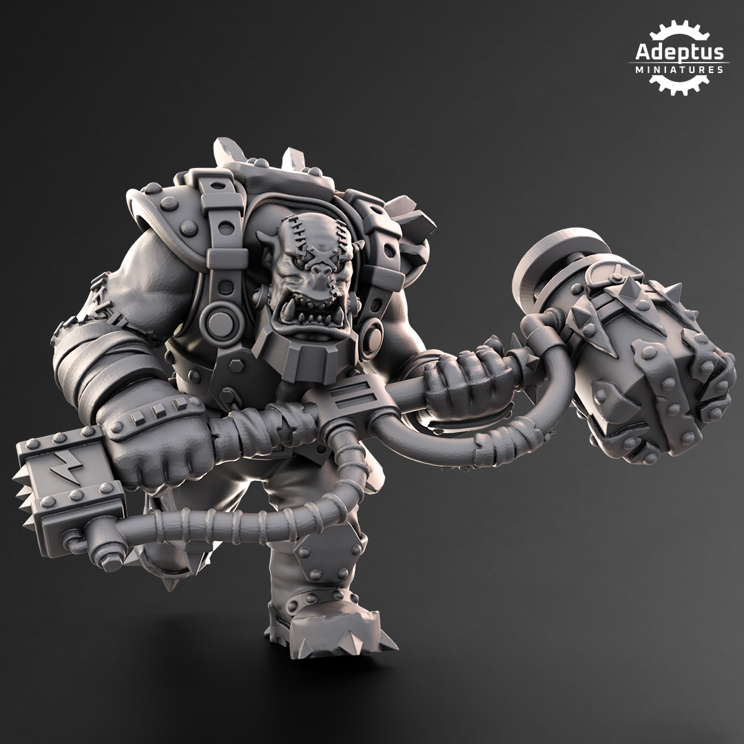 Orks Kill Squad | Space Orcs (8) - Adeptus Miniatures | 3D-printed Miniatures
