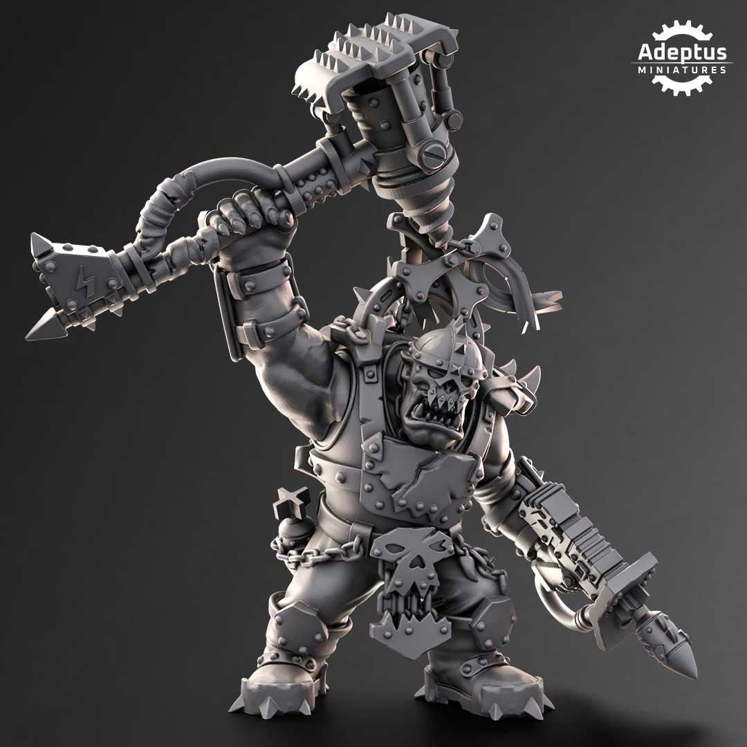 Orks Kill Squad | Space Orcs (8) - Adeptus Miniatures | 3D-printed Miniatures