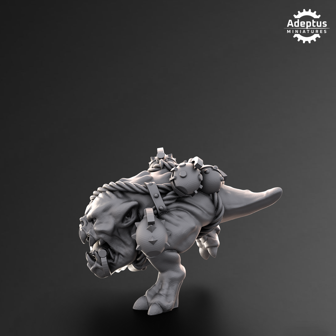 Orks Kill Squad | Space Orcs (8) - Adeptus Miniatures | 3D-printed Miniatures