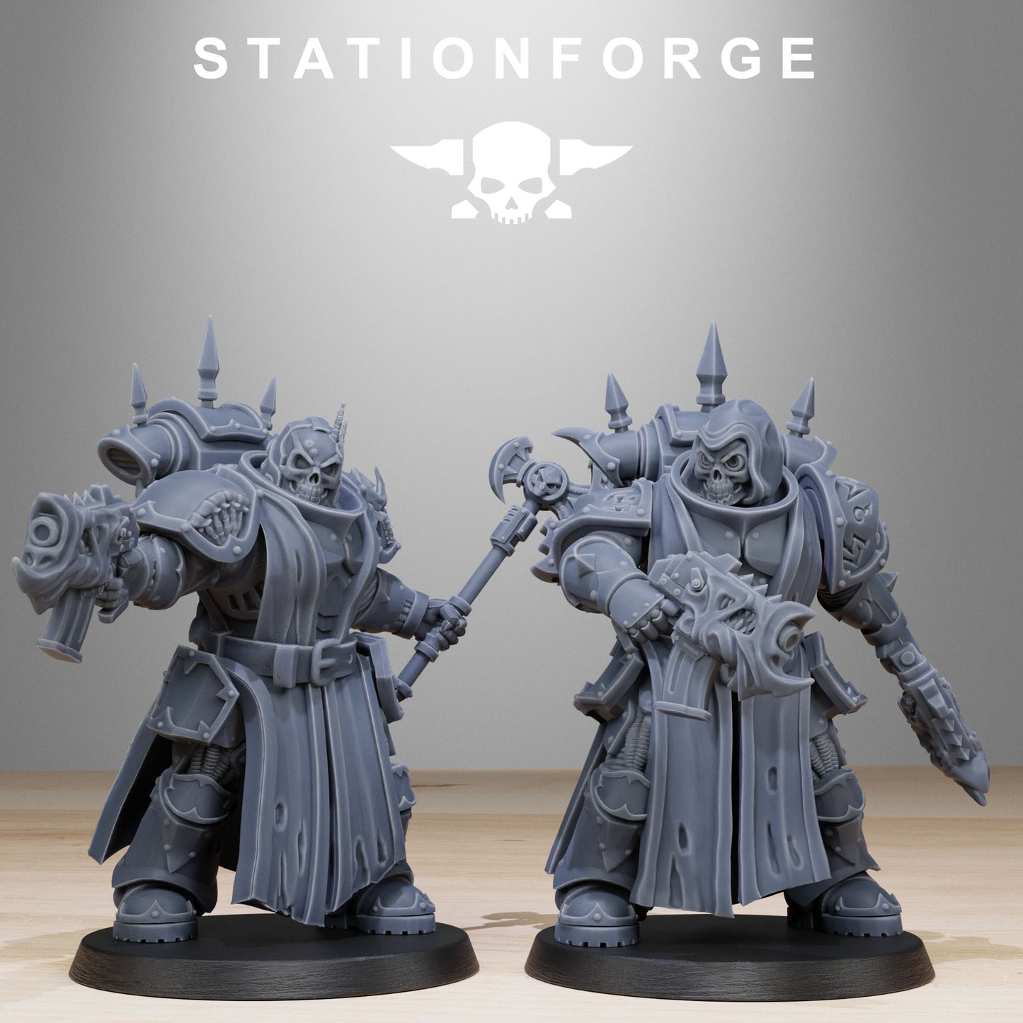 Corrupted Socratis Legion Infantry | Chaos Knights (10) - Havoc Brothers - Stationforge - 3d Printed Mini Marines