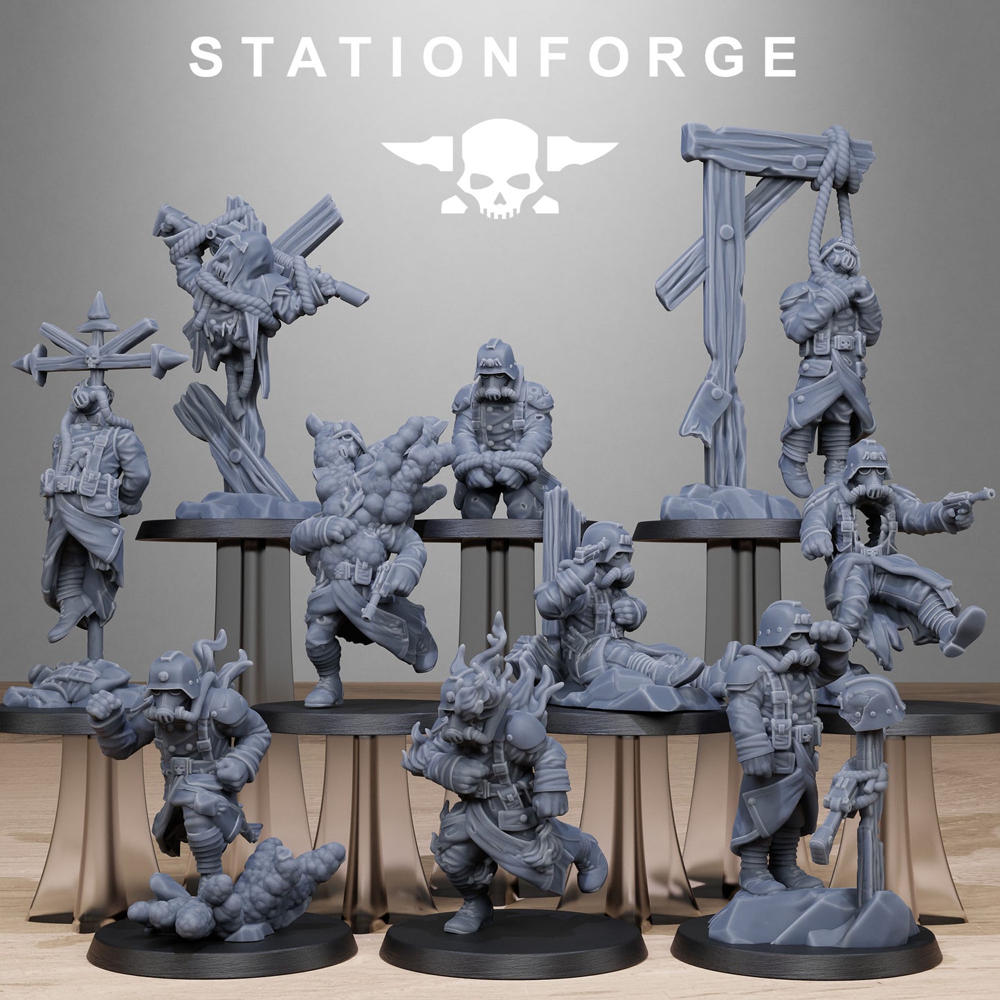 Grimguard Objective Markers (10) | Empire Guard - Human Defense Force - Stationforge