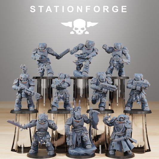 Socratis Doom Reapers | Socratis Knights (10) - MKX Prime Brothers - Stationforge - 3d Printed Mini Marines