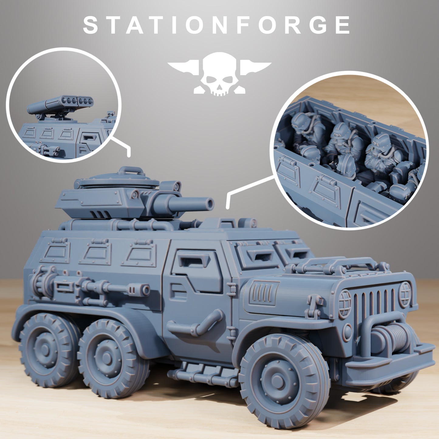 Grimguard Armored Vehicle (1) | Empire Guard - Human Defense Force - Stationforge