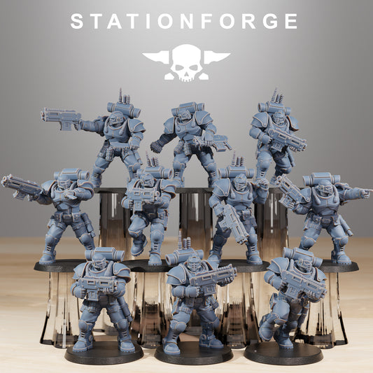 Socratis Light Infantry | Socratis Knights (10) - MKX Prime Brothers - Stationforge - 3d Printed Mini Marines