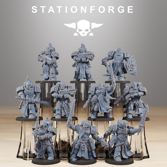 Socratis Crusaders | Socratis Knights (10) - MKX Prime Brothers - Stationforge - 3d Printed Mini Marines