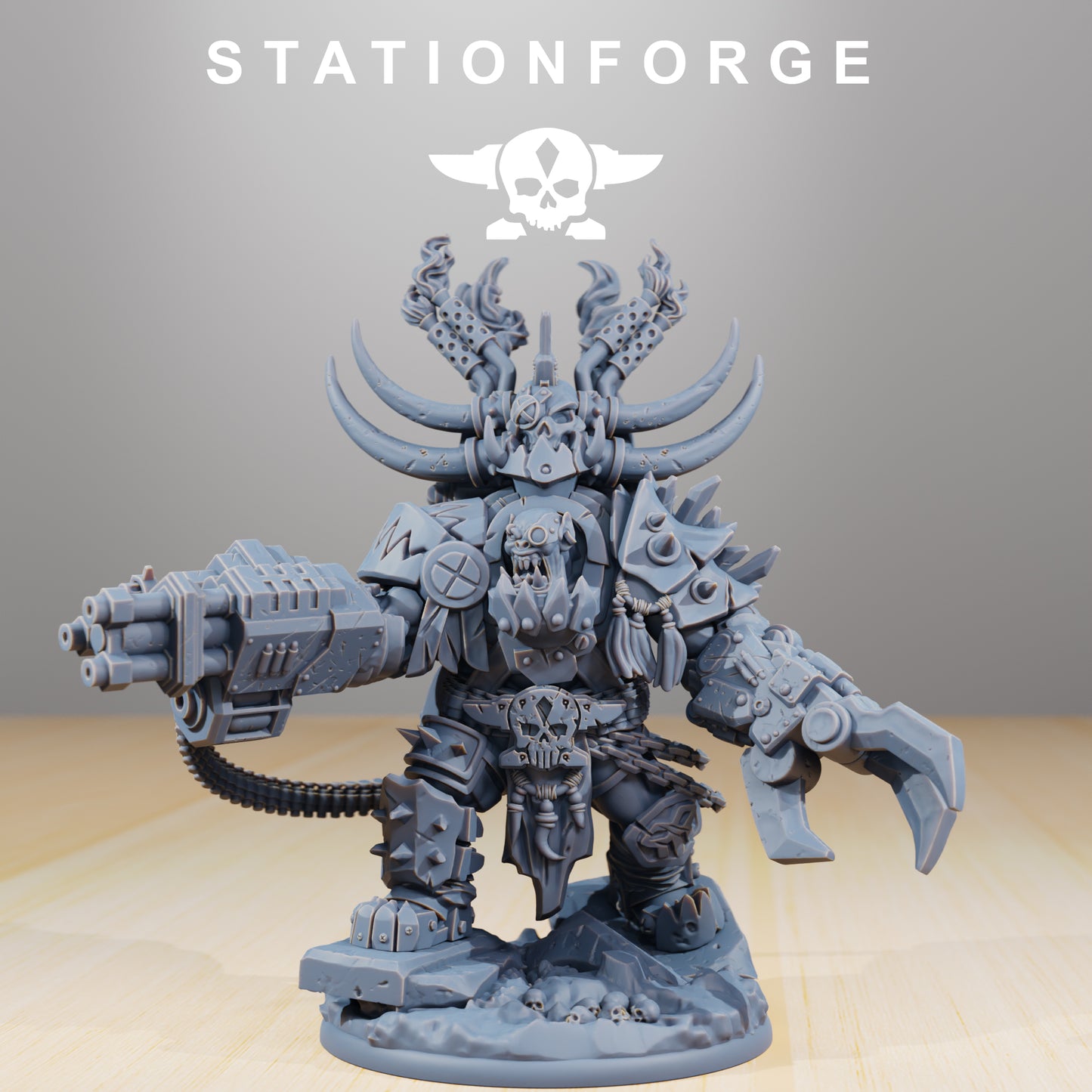 Grand Nutta 1.0 Orkaz | Space Orcs (1) - Stationforge | 3D-printed Miniatures