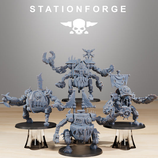 Pirate Bots Gobs | Space Orcs (4) - Stationforge | 3D-printed Miniatures