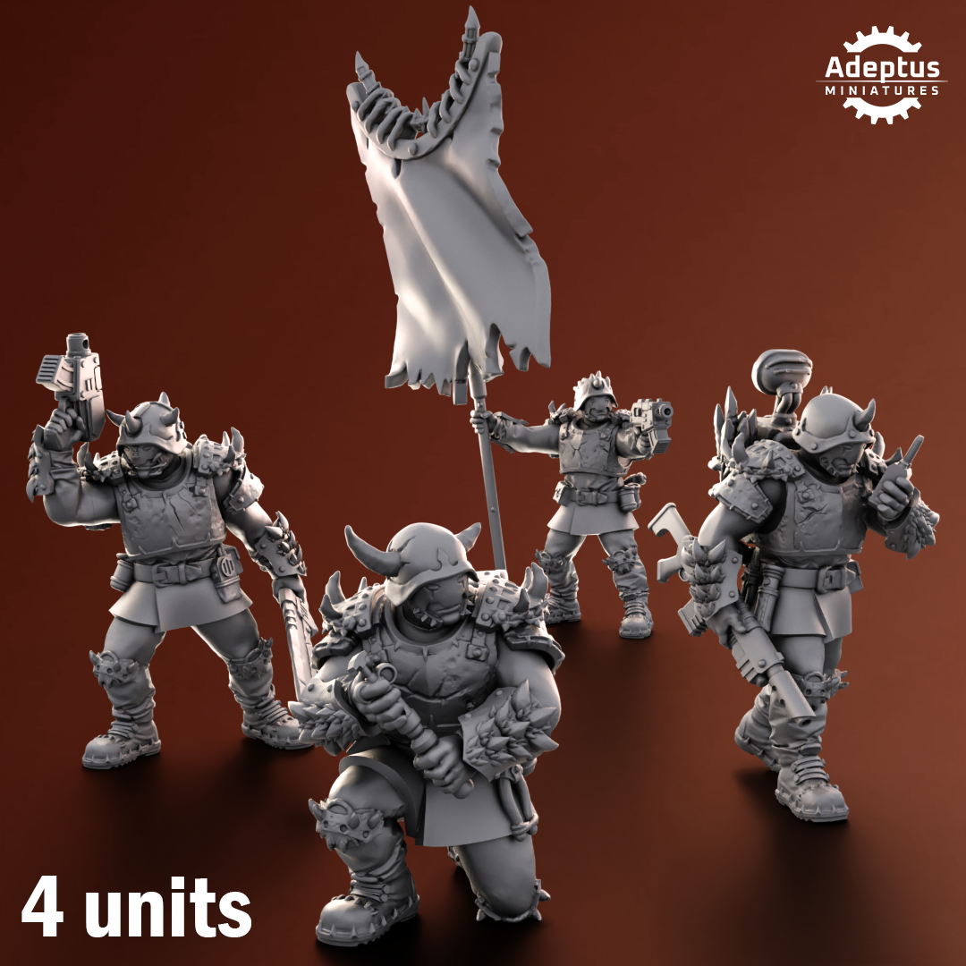 Twisted Legion - Traitor Guard - Heretic Defense Force - Adeptus Miniatures
