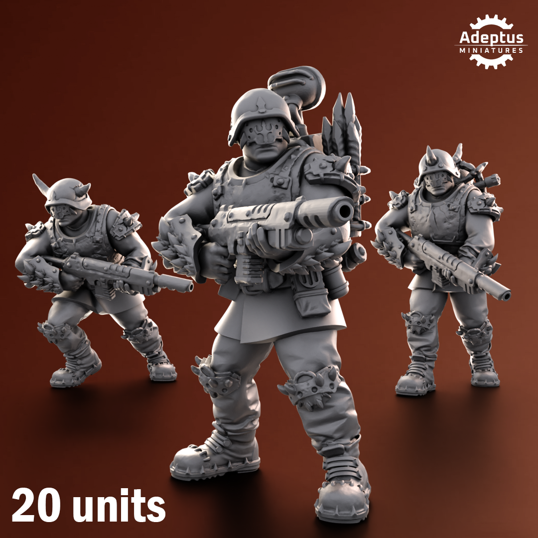 Twisted Legion - Traitor Guard - Heretic Defense Force - Adeptus Miniatures