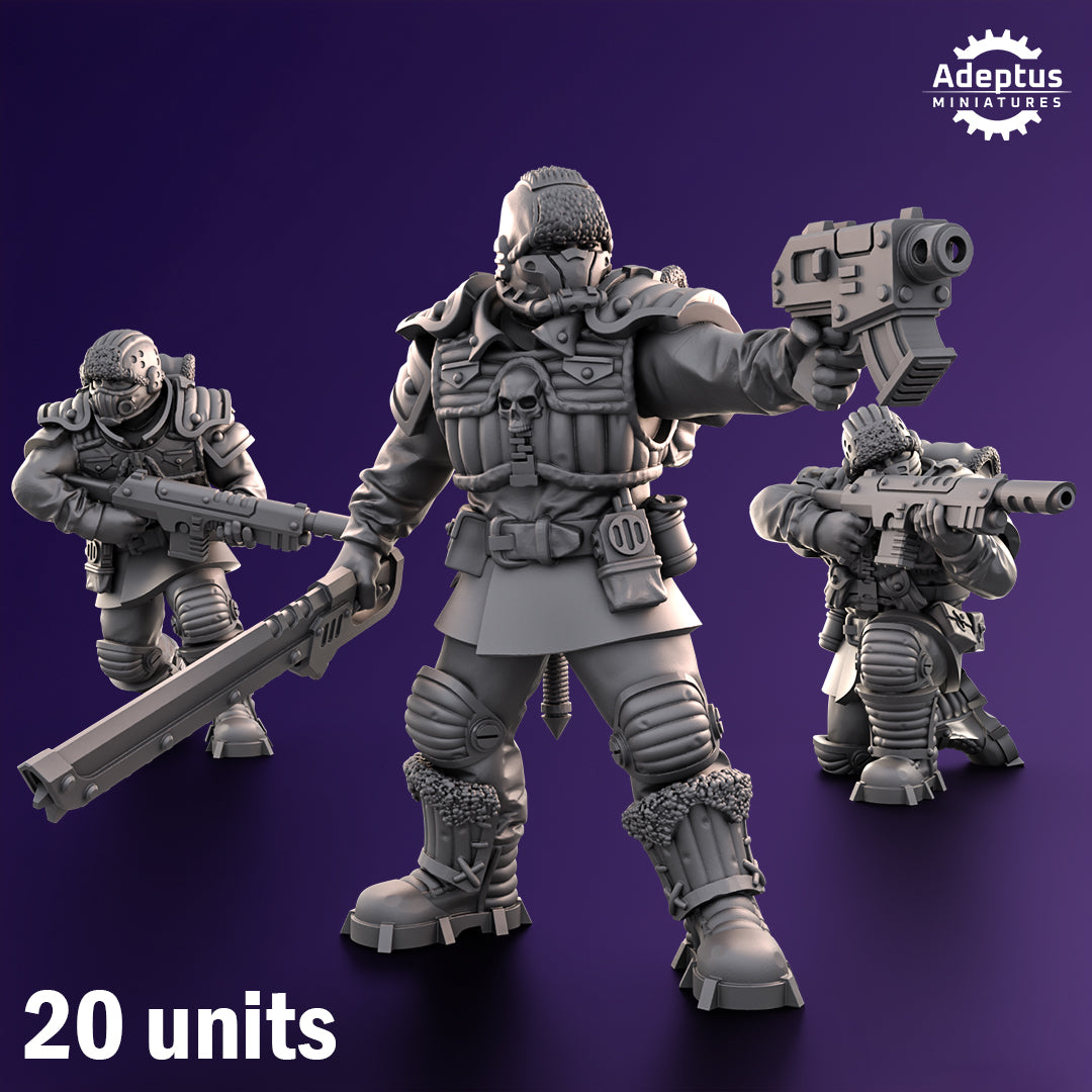Stormworm Regiment - Empire Guard - Human Defense Force - Adeptus Miniatures