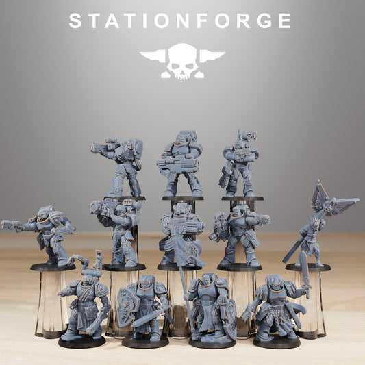 Socratis Reinforcers | Socratis Knights (10) - MKX Prime Brothers - Stationforge - 3d Printed Mini Marines