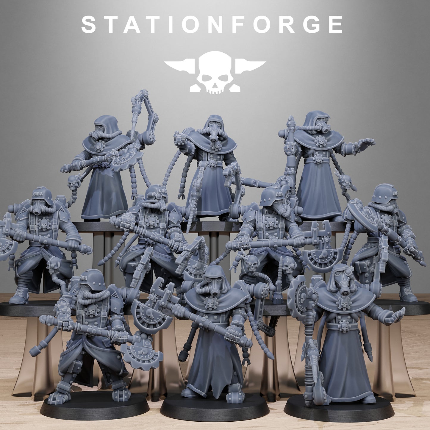 Grimguard Tech Engineers (10) | Machine Cult - Human Defense Force - Stationforge