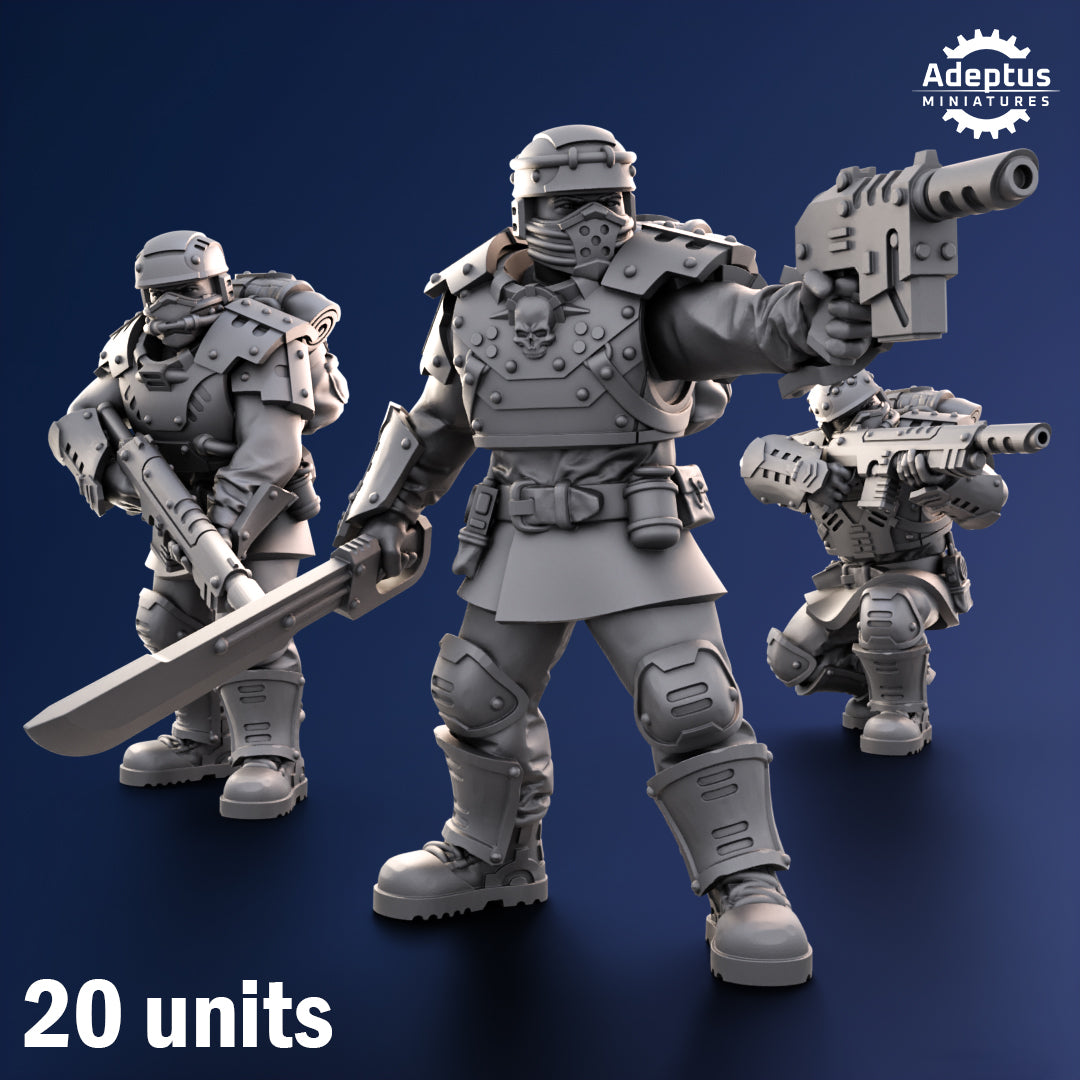 Steelstorm Regiment - Empire Guard - Human Defense Force - Adeptus Miniatures