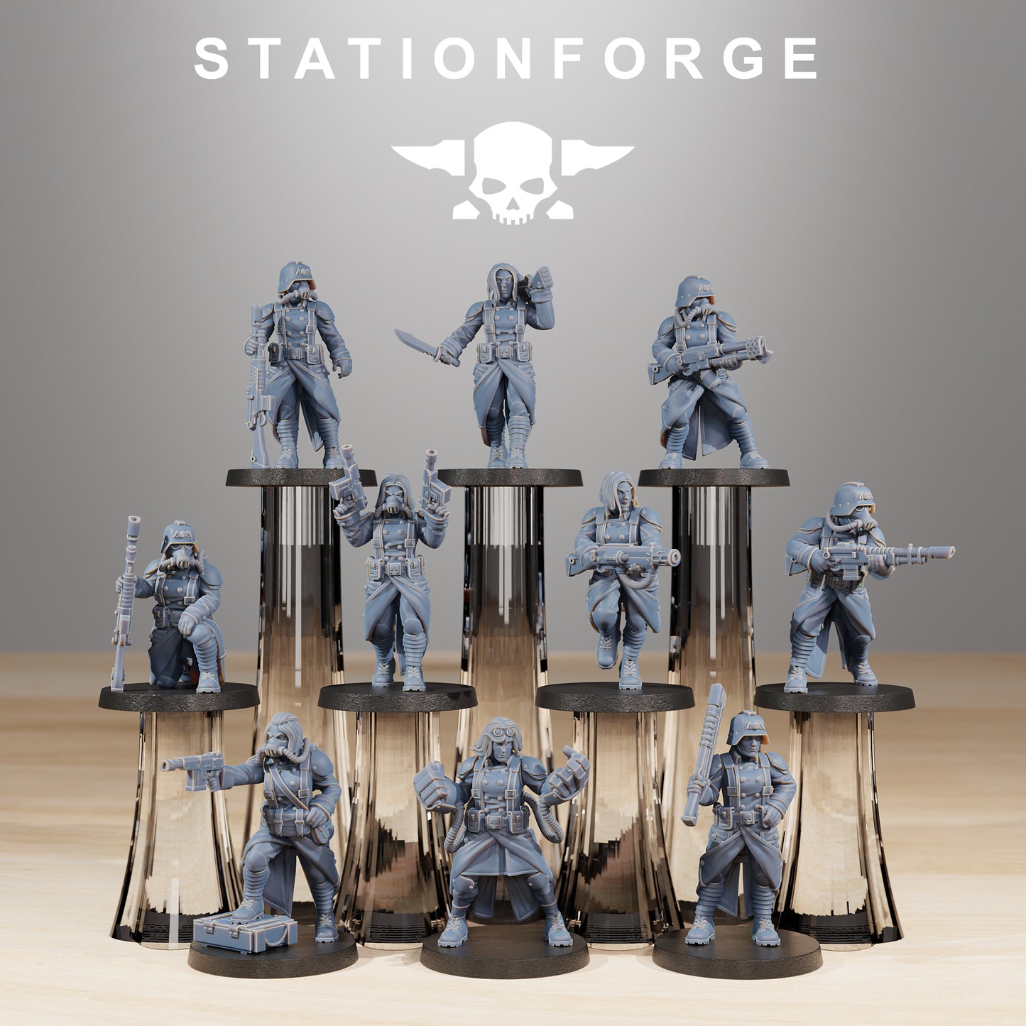 Grimguard Battle Sisters (10) | Empire Guard - Human Defense Force - Stationforge