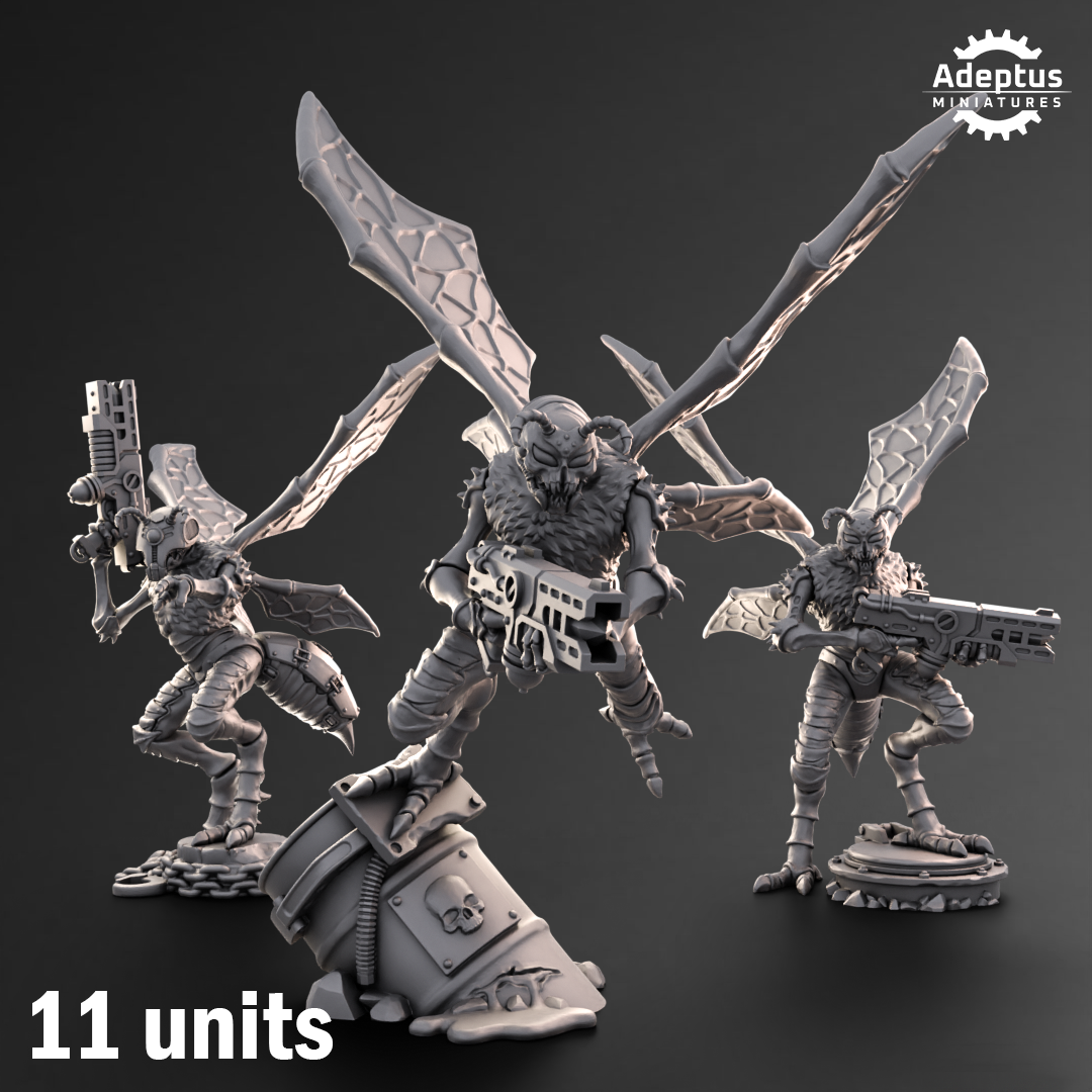 Death Stingers (11) - Dao Union Auxiliary - Adeptus Miniatures - Xenos