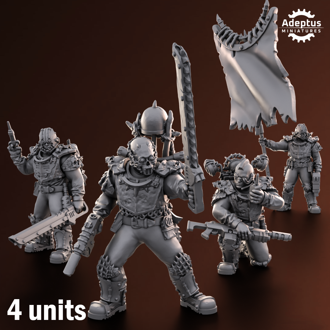 Shattered Legion - Traitor Guard - Heretic Defense Force - Adeptus Miniatures