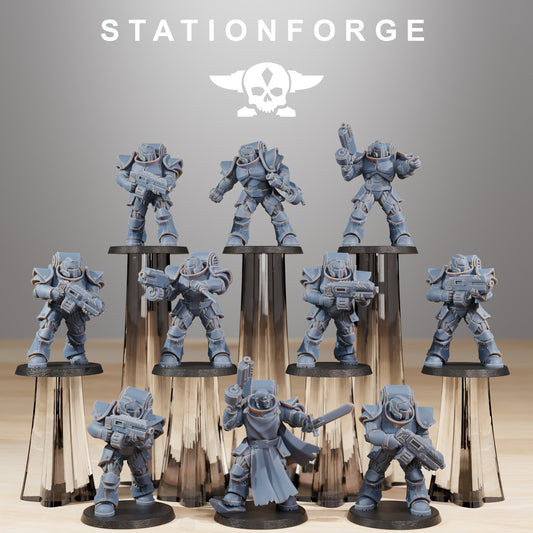 Socratis Legion Infantry | Socratis Knights (10) - MKX Prime Brothers - Stationforge - 3d Printed Mini Marines