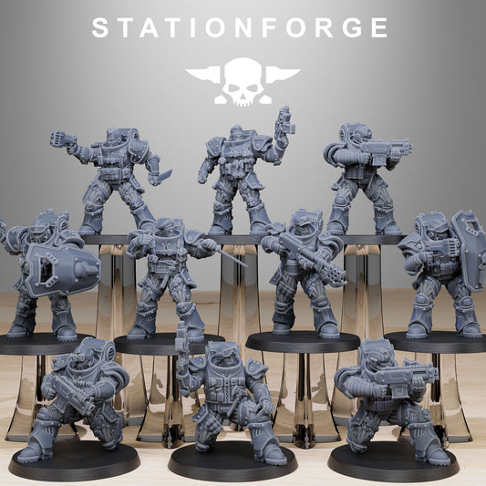 Socratis Light Reinforcements | Socratis Knights (10) - MKX Prime Brothers - Stationforge - 3d Printed Mini Marines