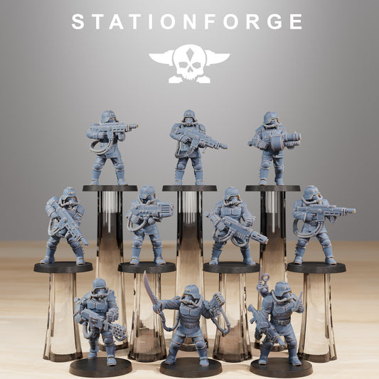 Grimguard Commandos (10) | Empire Guard - Human Defense Force - Stationforge