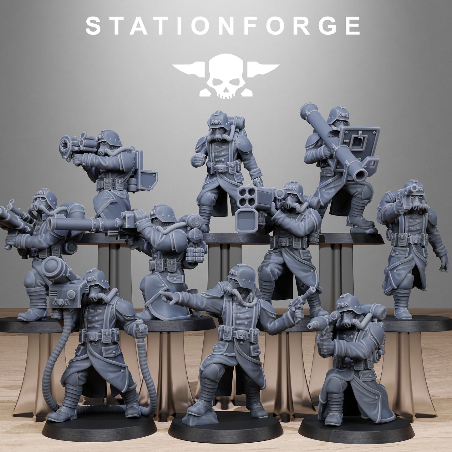 Grimguard Rocketeers (10) | Empire Guard - Human Defense Force - Stationforge