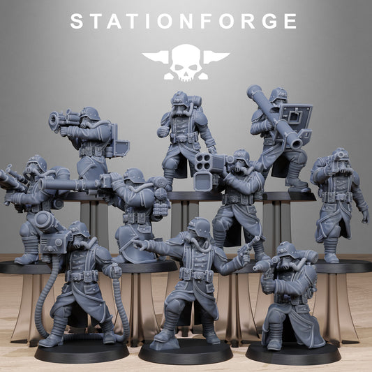 Grimguard Rocketeers (10) | Empire Guard - Human Defense Force - Stationforge