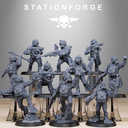 Grimguard Divers (10) | Empire Guard - Human Defense Force - Stationforge