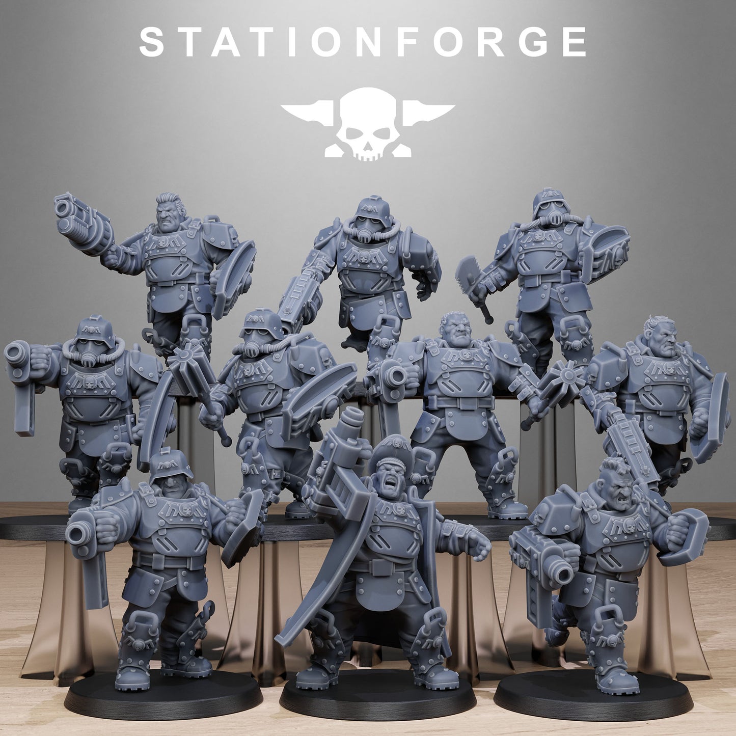 Grimguard Armored Mutants (10) | Empire Guard - Human Defense Force - Stationforge