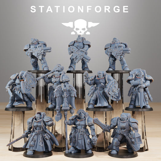 Socratis Knights | Socratis Knights (10) - MKX Prime Brothers - Stationforge - 3d Printed Mini Marines