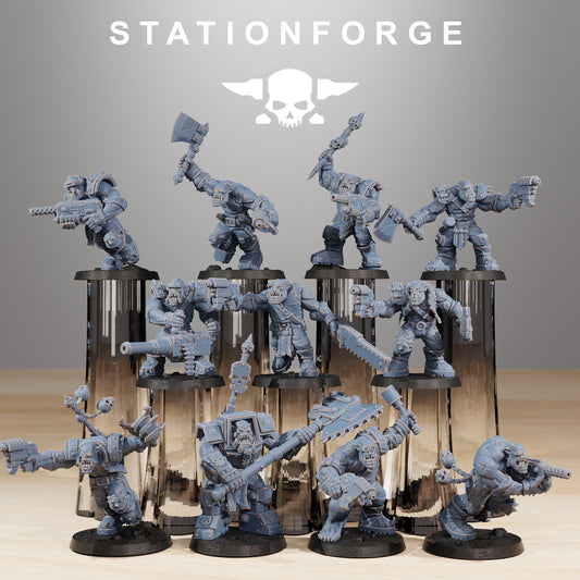 Orkaz Infantry | Space Orcs (11) - Stationforge | 3D-printed Miniatures