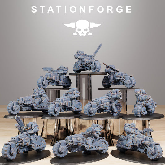 Socratis Bikers | Socratis Knights (10) - MKX Prime Brothers - Stationforge - 3d Printed Mini Marines