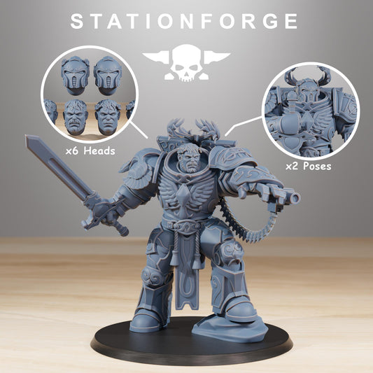 Socratis Archon Gullimax | Archon Patriarch (2) - Battle Brothers - Stationforge - 3D Printed Mini Marines