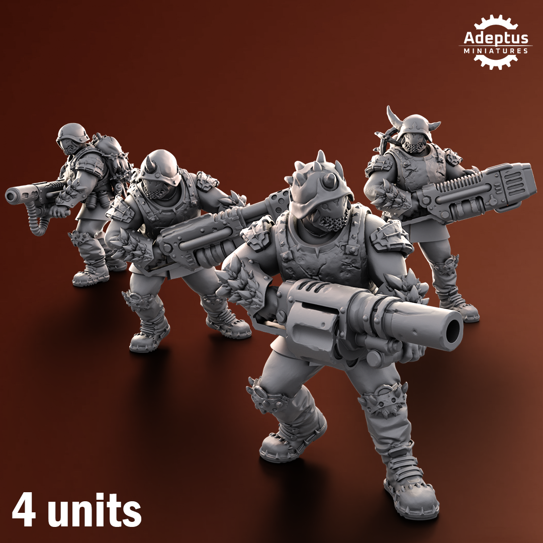 Twisted Legion - Traitor Guard - Heretic Defense Force - Adeptus Miniatures