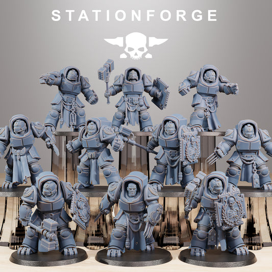 Socratis Vanguard Melee | Socratis Knights (10) - MKX Prime Brothers - Stationforge - 3d Printed Mini Marines