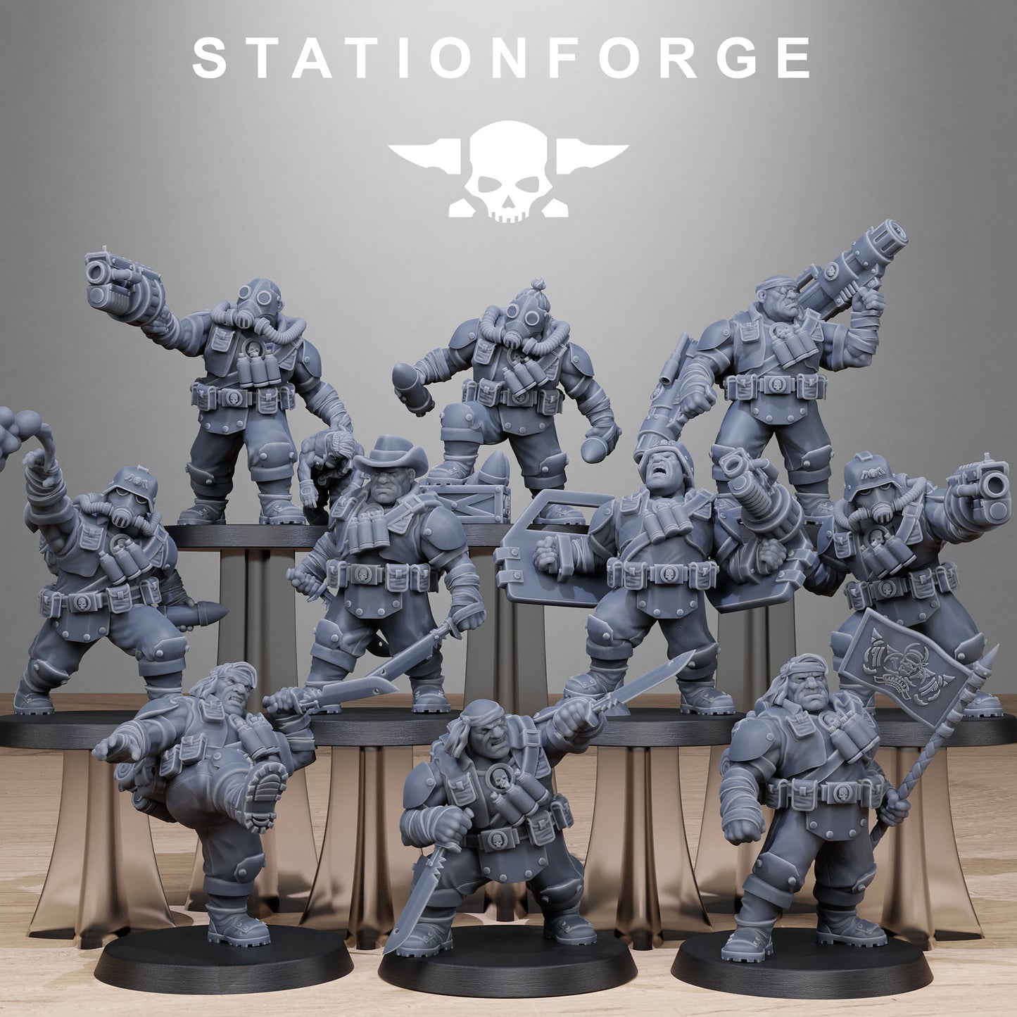 Grimguard Jungle Fighter Mutants (10) | Empire Guard - Human Defense Force - Stationforge